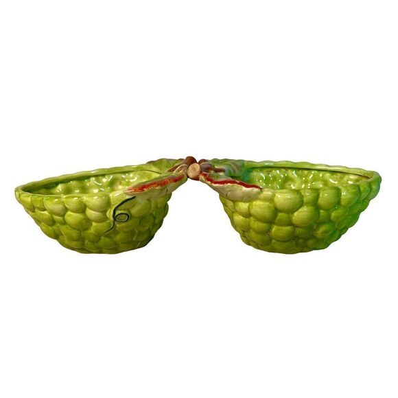 Set of 2 Wine Country Bowls Grape Shaped 
by LE GOURMET CHEF Discontinued Pieces - Picture 5 of 14